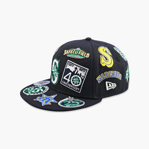Seattle Mariners Ultimate Fan Patch Fitted Hat
