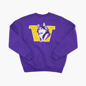 Washington Huskies Purple Portia Women's Crewneck