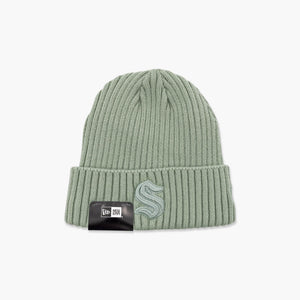Seattle Kraken Sage Green Tonal Knit Beanie