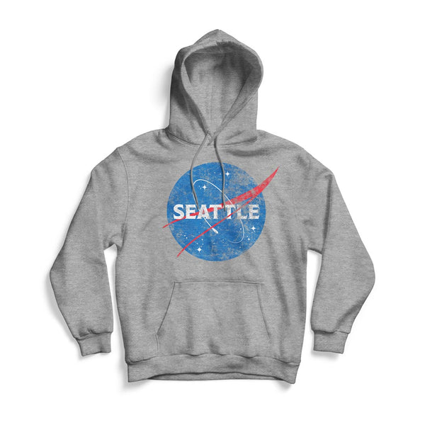 Seattle NASA Space Heather Grey Hoodie