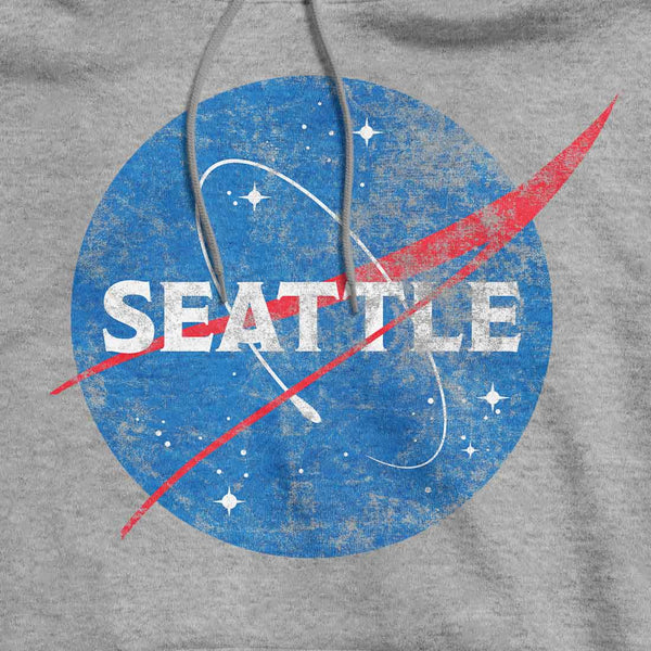 Seattle NASA Space Heather Grey Hoodie