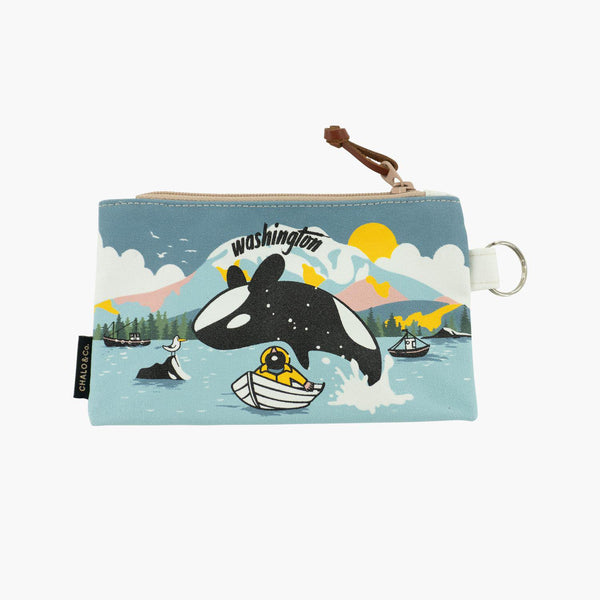 Chalo PNW Leaping Orca Mini Pouch