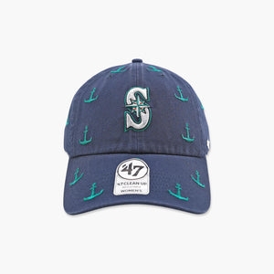 Seattle Mariners Women's Navy Anchor Clean Up Adjustable Hat
