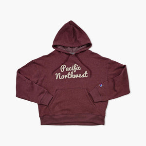 Pacific Northwest Maroon Triumph Womens Hoodie