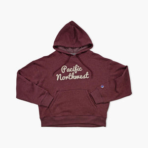 Pacific Northwest Maroon Triumph Womens Hoodie