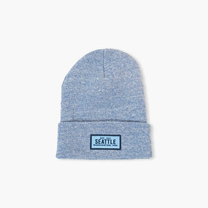 Marled Light Blue Seattle Beanie