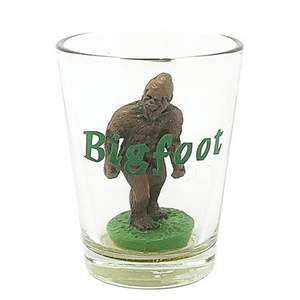 Bigfoot Resin Figure Inside Shot Glass