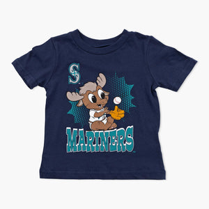 Seattle Mariners Toddler Rally Moose T-Shirt