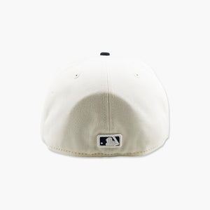 Seattle Mariners Two-Tone Cream/Navy Fitted Hat
