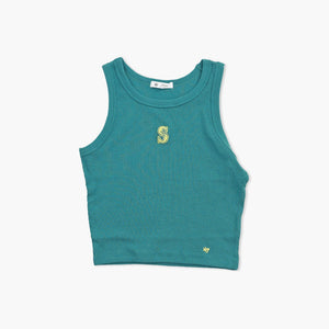 Seattle Mariners Women's Teal Ribbed Tanktop
