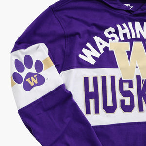 Washington Huskies Purple Stripe Lightweight Hoodie
