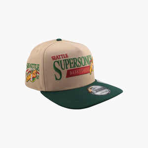 Seattle SuperSonics Two-Tone Linear Strike A-Frame Snapback