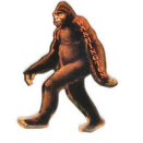 Bigfoot Shaped Acry Magnet