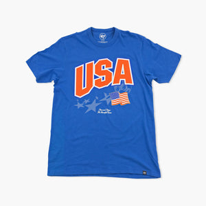 US Soccer Jetty Blue Glory T-Shirt