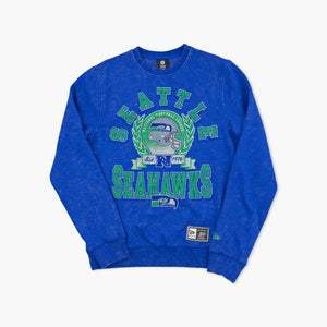 Seattle Seahawks Royal 1976 Legacy Crewneck