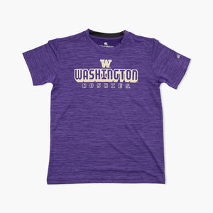 Washington Huskies Purple Heeler Youth T-Shirt