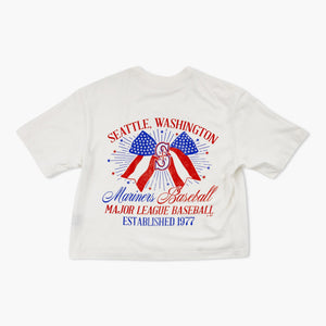 Seattle Mariners Independence Day Vintage Sandstone Women's T-Shirt