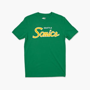 Seattle SuperSonics Kelly Green Classic Script T-Shirt