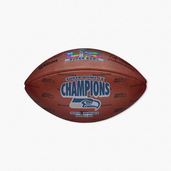 Seattle Seahawks Super Bowl LX Champions Commemorative Football