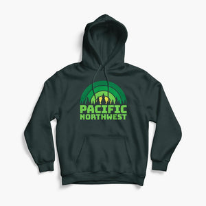 PNW Green Trees Hoodie