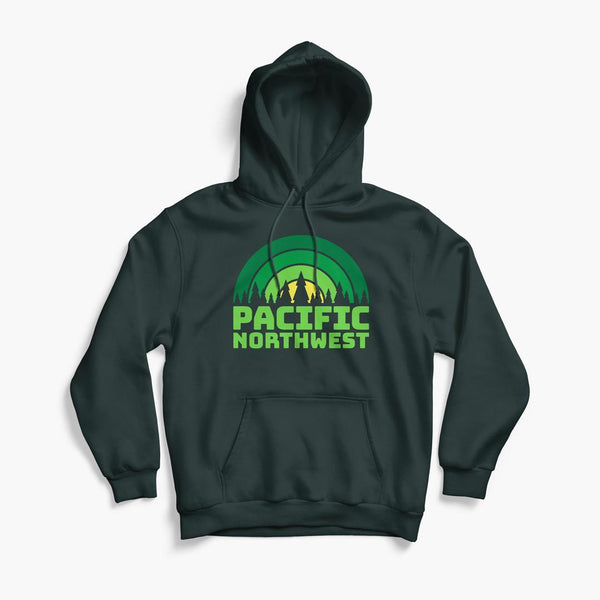 PNW Green Trees Hoodie