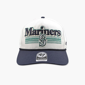 Seattle Mariners Sandstone Script Fade Rope Hitch Snapback