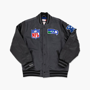 Seattle Seahawks Blackout Legacy Varsity Jacket