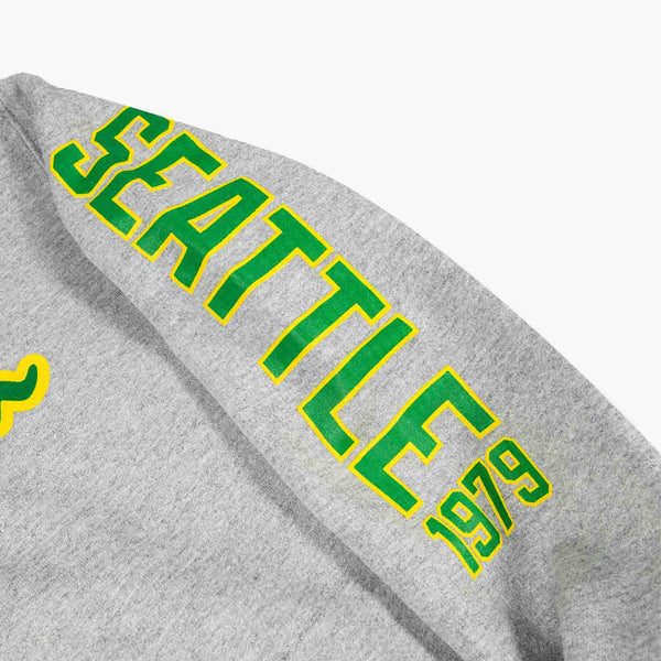 Seattle Champion Sonics Athletic Grey Hoodie