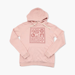 Jungle Book Pink Seattle Womens Hoodie