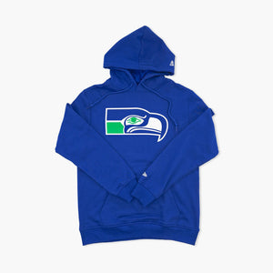 Seattle Seahawks Royal Blue Throwback Hoodie