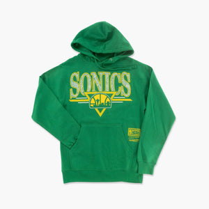 Seattle SuperSonics On the Block Green Hoodie