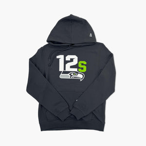 Seattle Seahawks 12 as One Navy Hoodie