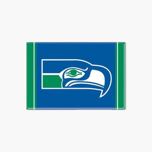 Seattle Seahawks 2.5" x 3.5" Throwback Bars Magnet