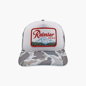 Rainier Beer Mallard Foam Trucker