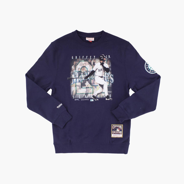 Seattle Mariners Ken Griffey Jr Photo Crewneck