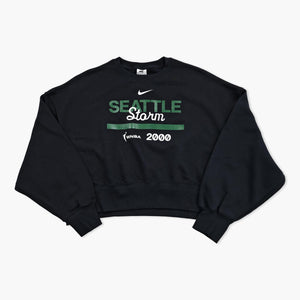 Seattle Storm Black Eras Bridge Women's Crewneck