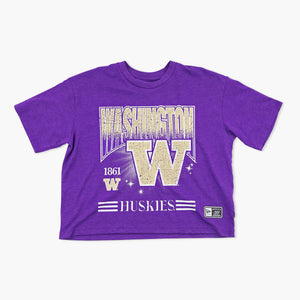 Washington Huskies Purple W Spotlight Women’s T-Shirt
