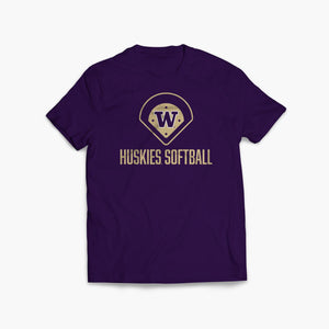 Washington Huskies Softball Youth T-Shirt