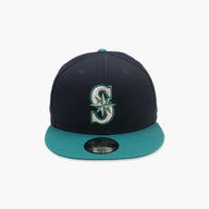 Seattle Mariners 2-Tone Primary Logo Flat Bill Snapback Hat