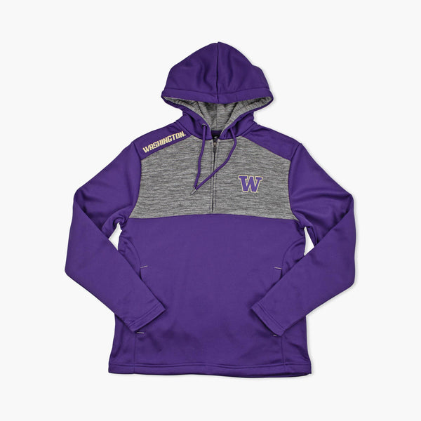 Washington Huskies Purple Pulse 1/4 Zip Hoodie