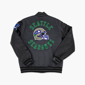 Seattle Seahawks Blackout Legacy Varsity Jacket