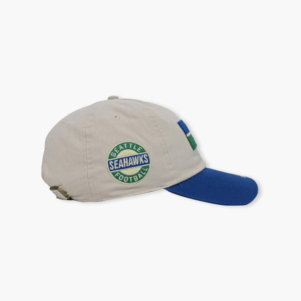 Seattle Seahawks Legacy Bone Grey Sidestep Clean Up Adjustable Hat