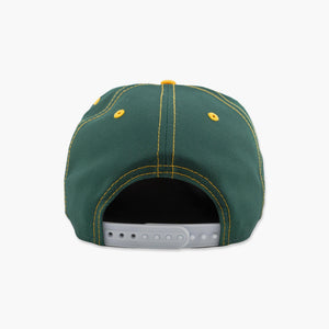 Seattle SuperSonics White & Gold Split Panel Snapback