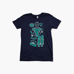 The Toolkit Navy Kids T-Shirt, Big Dumper Collection