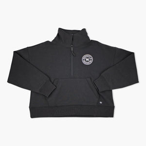 Washington Huskies Loop In Womens Black Scuba Pullover