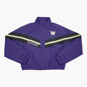 Washington Huskies Women's Endzone Full Zip Windbreaker