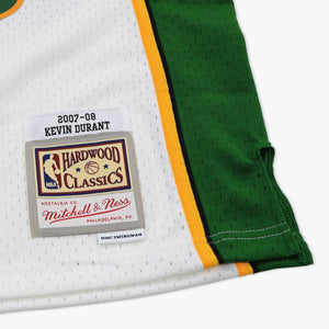 Seattle SuperSonics Kevin Durant 2007 White Swingman Jersey