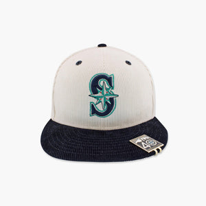 Seattle Mariners 40th Anniversary Corduroy Fitted Hat (Includes Hat Pin)