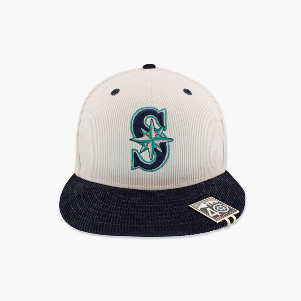 Seattle Mariners 40th Anniversary Corduroy Fitted Hat (Includes Hat Pin)