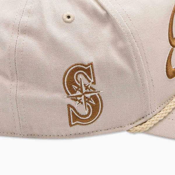 Seattle Mariners Bone Grey Overhand Hitch Snapback